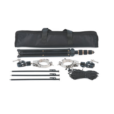 Side-Exit Chimney Tripod Kit For Camping Stoves, Adjustable Pipe Support Stand For Hot Tent & Wood Stove Set Up