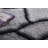Abstract Shag Gray/Black Area Rug-1800194425