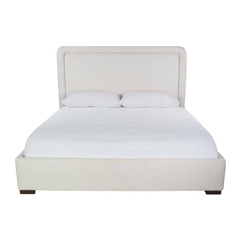 Lit tapissier standard Karlin, Très grand, Blanc