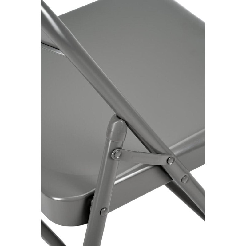 Metal Folding Chair - by Chivari, Gray