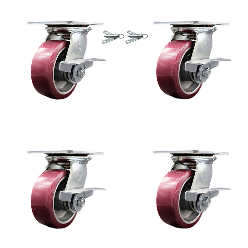 Poly sur roulettes en aluminium