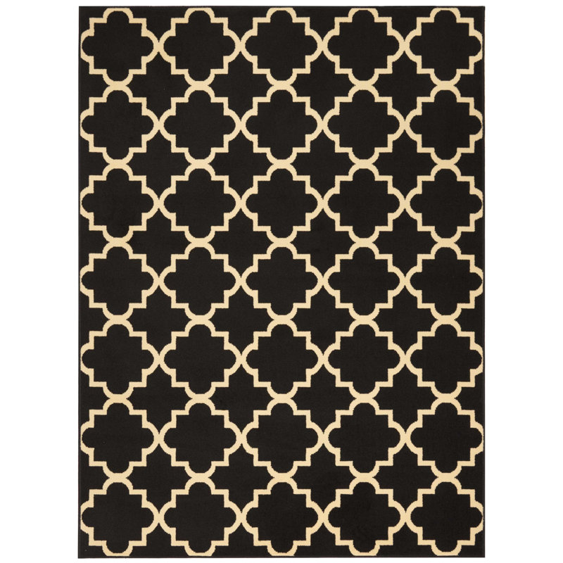 Tapis noir Bo, Rectangle 5 pi 3 po x 7 pi 3 po