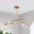 4-Light Modern Linear Sputnik Pendant