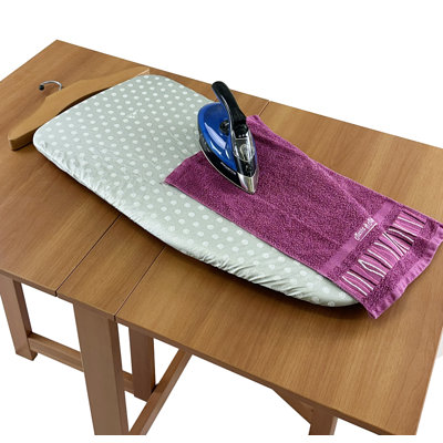 IRONING BOARD Beech Wood Tabletop Ironing Board