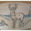 1930s Ivory Beige Cream White American Hooked Antique Wool Floral Medallion Rug