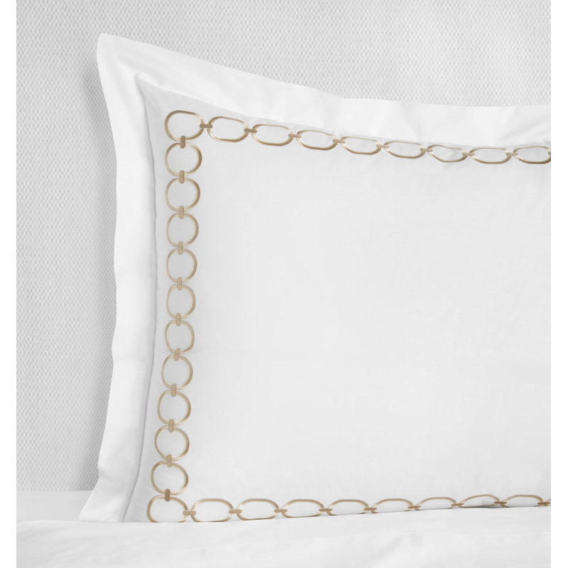 Catena Sham, Euro, White/Sand