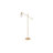 Keya 60'' Brass Gold Task Floor Lamp