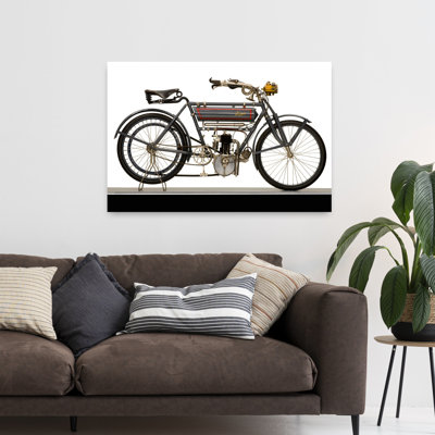«1908 Terrot Motorcy Classic Abstract Landscape Nature», art mural