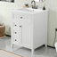 Meuble-lavabo avec lavabo / meuble-lavabo avec un tiroir rabattable et deux tiroirs / tablette réglable-113435742
