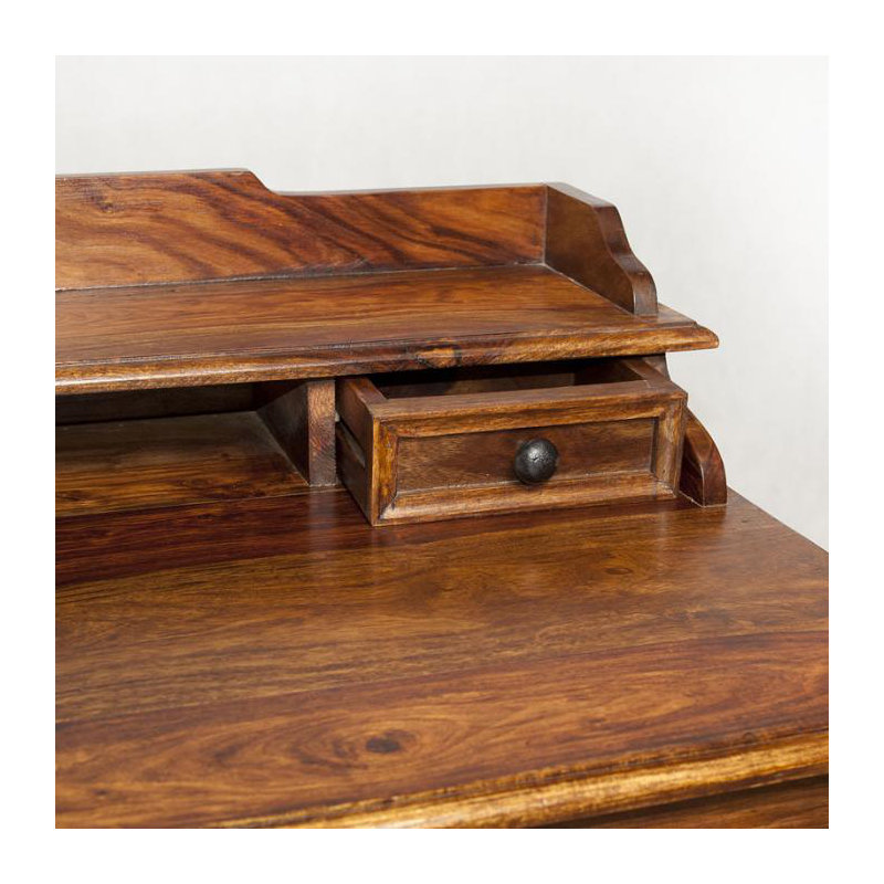 Granby Solid Wood Writing Desk, Honey