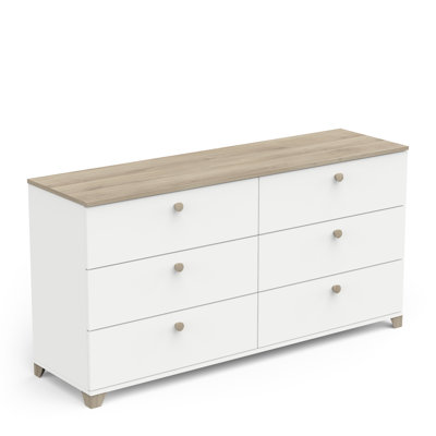Barbaa 151cm W 6 - Drawer Chest of Drawers