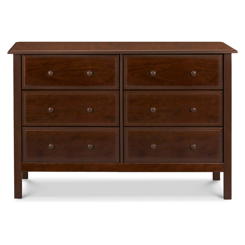 Commode double 6 tiroirs Jayden, Espresso