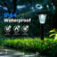 8 Pack Solar Outdoor Lights, Waterproof Cool White Pathway Lighting for Yard, Garden and Patio