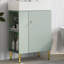 Meuble-lavabo 21,6 po, armoire combinée, meuble de rangement, lavabo simple en céramique, rangement à gauche, meuble-lavabo-2007236109