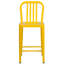 Tabouret de comptoir de 24 po en métal de qualité commerciale avec repose-pieds Carouthers par Flash Furniture-70482176-33123343