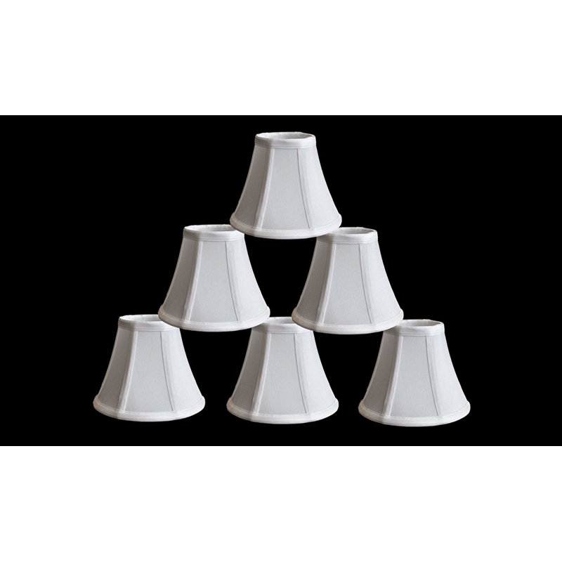 Silk Bell Candelabra Shade, Off White