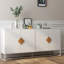 Table de chevet Cay en blanc
