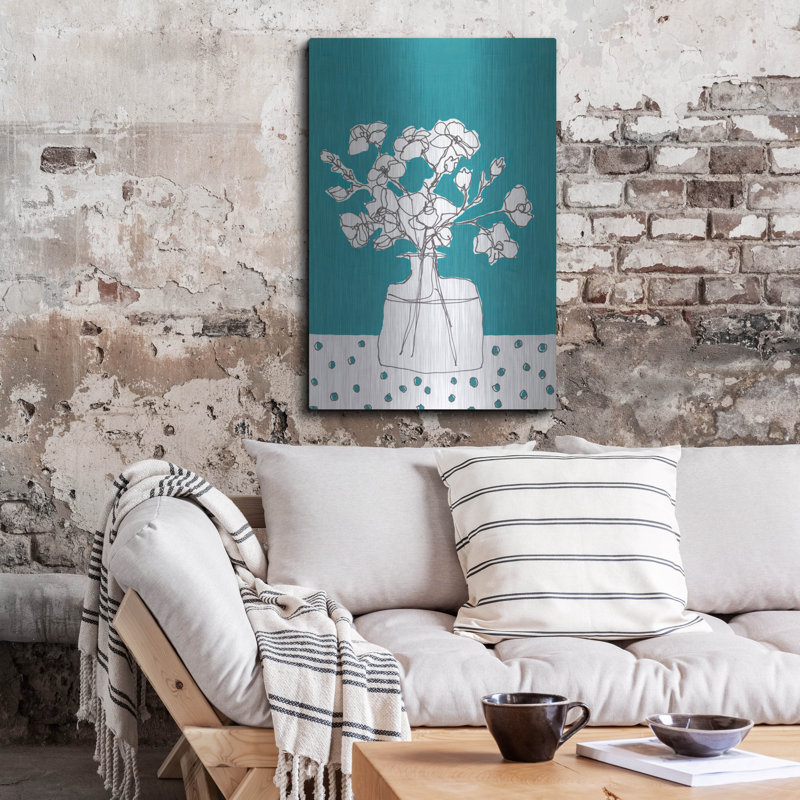 «Floral Jardiniere IV» par Regina Moore, H 36 po x l 24 po