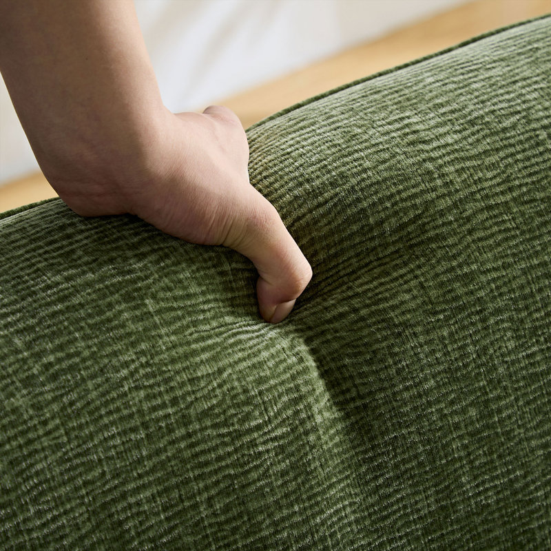 94.48" Upholstered Curved Sofa