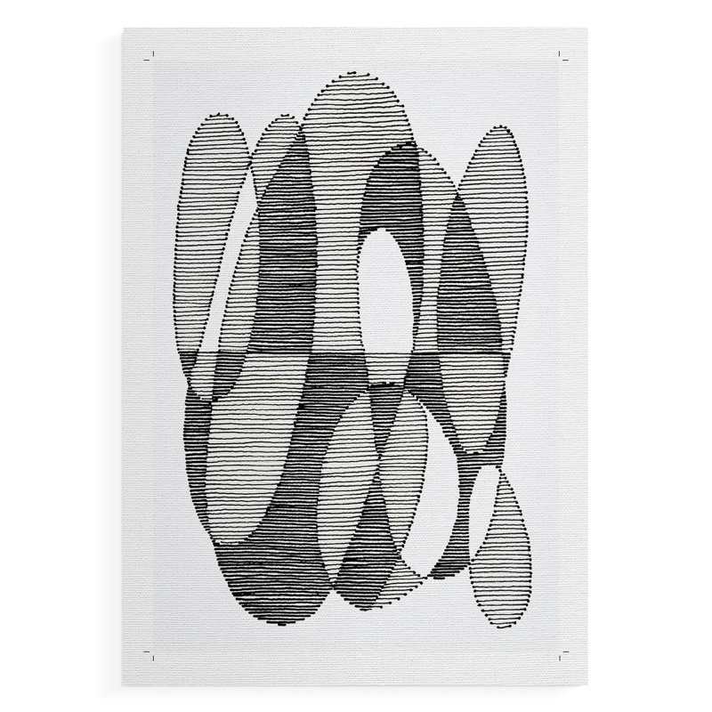 «Opposite Day I», impression sur toile seulement - non encadrée, H 18 po x l 12 po
