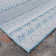 Koski Geometric Flatweave Surf Blue Indoor Outdoor Area Rug