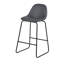Ghillies Upholstered Counter Stool with Metal Frame