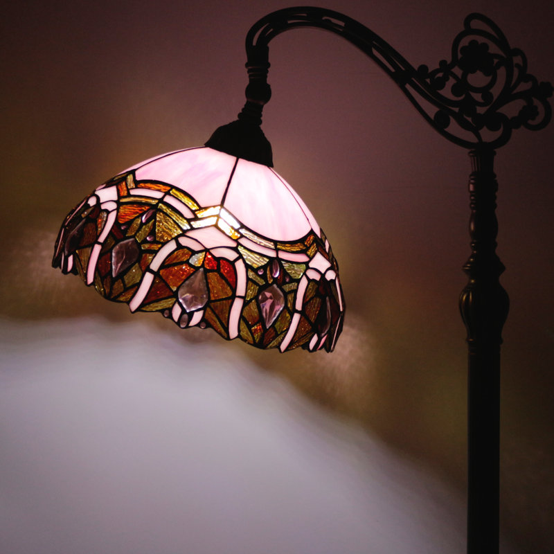 Longford 67'' Bronze Arched Floor Lamp Set