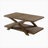Transitional 3pc Table set Occasional Tables Living Room 1x Coffee Table And 2x End Tables