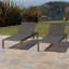 Chaise longue d'extérieur, chaise longue Kd Patio, chaise longue grise résistante aux intempéries, ensemble de 2-1745848613-1745848611-1745848618