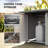 Square Propane Smokeless Fire Pit Table with Hidden Fuel Tank