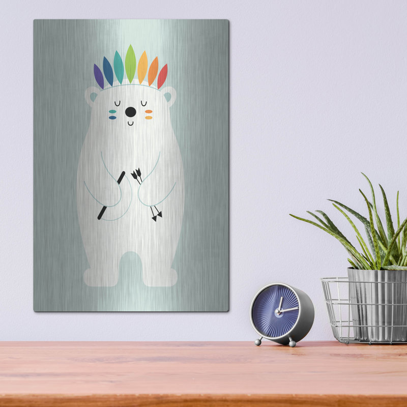 «Be Brave Polar» par Andy Westface, H 16 po x l 12 po