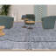 Tapis bleu marocain de haute qualité noué à la main-62248572