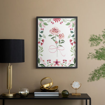 Pretty in Pink Framed Print - Solid Wood