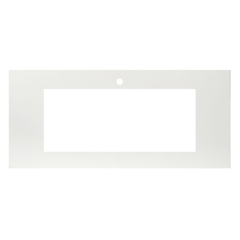 Trough 48.5" Single Bathroom Vanity Top, Pearl