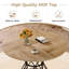 Table de salle à manger ronde 47,3 po en bois aggloméré avec chaises en bois 4/6, industrielle moderne pour la cuisine et la salle à manger-358523840-358523842-358523844