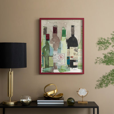 Red or White II Framed Print - Solid Wood