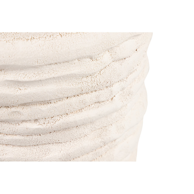 CERAMIC VASE 23X23x29 CM, Beige