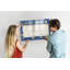 Magnetic Memo Board Whiteboard - 90 x 60 cm - With Marker and Magnets - Space weekly planner