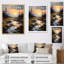 Impression sur toile, "Lama Romantic River Landscape Représente I"-1682102713-1682102710