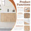 Meuble-lavabo flottant 30 po avec lavabo imitation chêne en résine-1690999366-1690999364