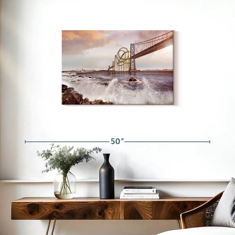 Roller Coaster Bridge, 20" H x 30" W