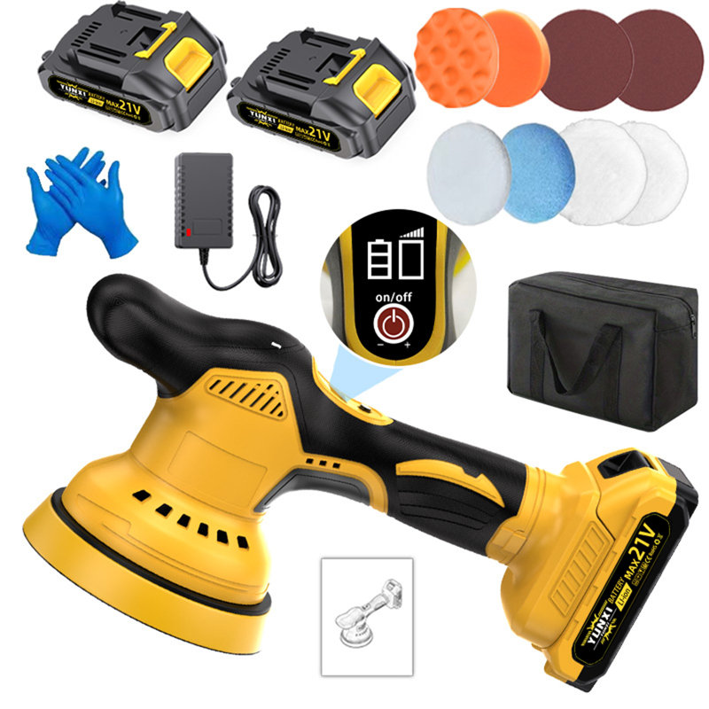21V Lithium Ion Polissage Machine, équipement de polissage sans fil, machine de polissage de voiture, polissage de voiture sans fil