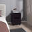 Nightstand, 1 Drawer, 4 Legs, Black