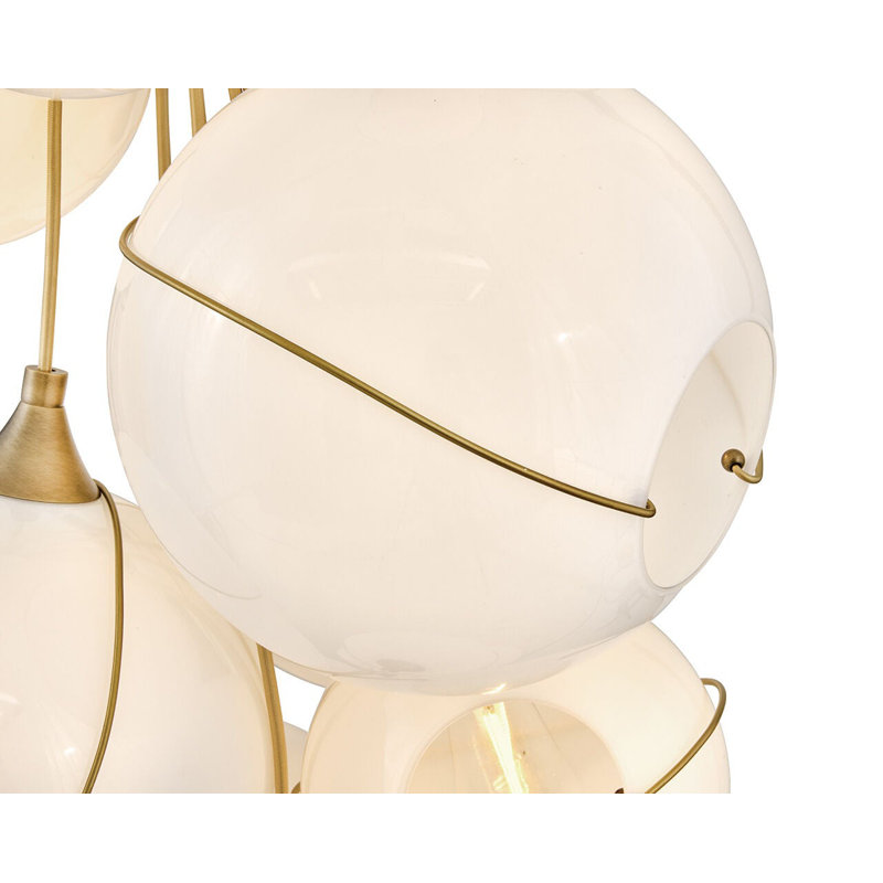 Skye 18 Light Pendant by Lisa McDennon, Cased Opal