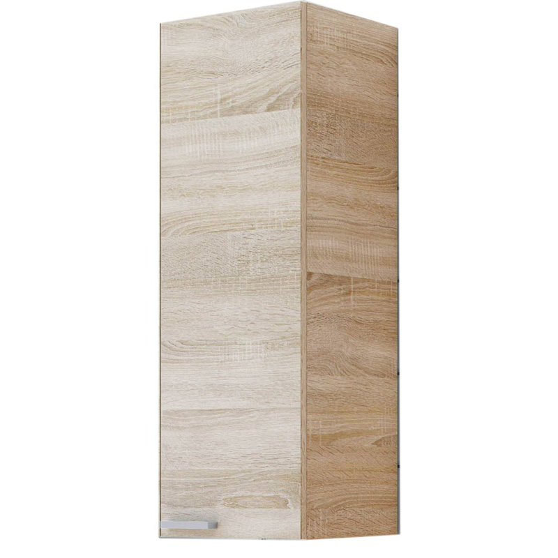 Billijo Wall Mounted Bathroom Cabinet, 30cm W x 85cm H x 25cm D