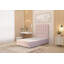 Asterin Divan Bed Base with 54" Floor Standing Headboard Plush Velvet-902508529-902508512-901826482