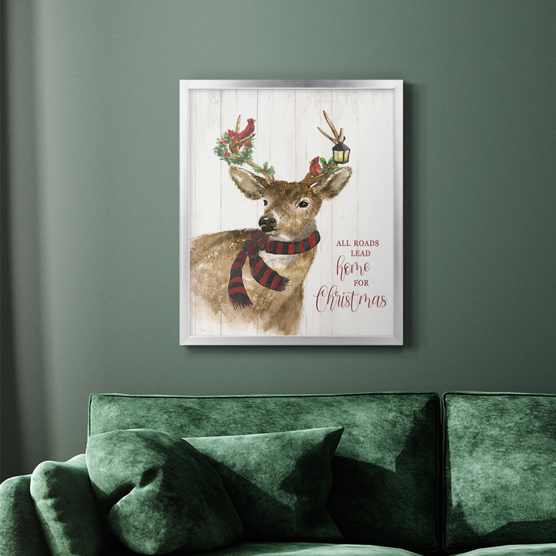 Toile encadrée All Homes, H 24 po x l 20 po, Argent