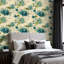 Papier peint adhésif peler et coller en PVC, revêtement mural auto-adhésif amovible avec aquarelle abstraite moderne, impression de décoration murale, imperméable pour la décoration intérieure - rouleau