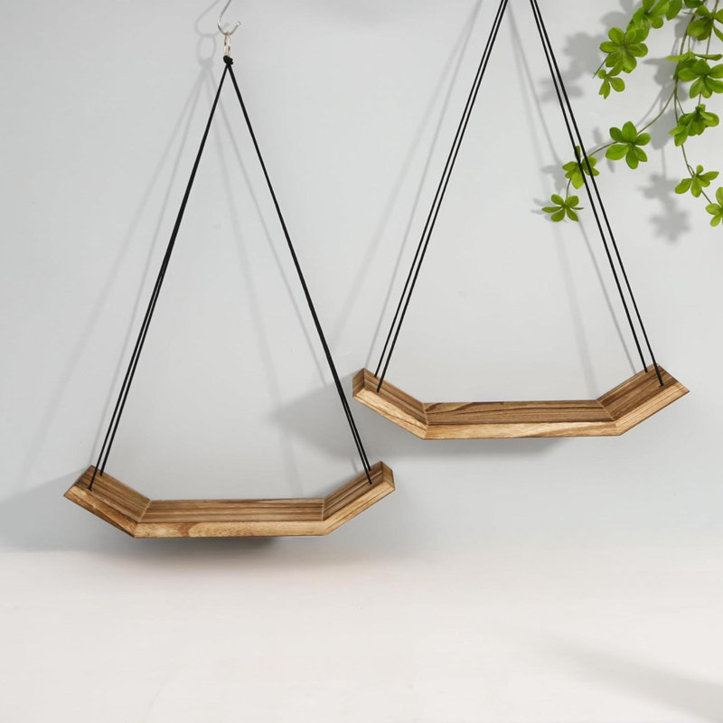 Tablette flottante en bois 2 pièces Jowan