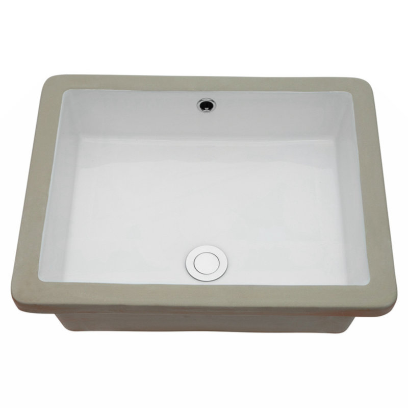 Wenty 15.5'' Ceramic Rectangular Bathroom Sink